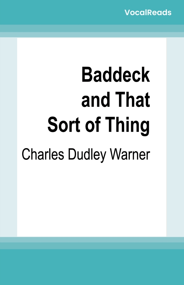 Baddeck and That Sort of Thing